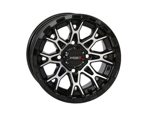 St6 Wheel 14x7 4+3 (+10mm) 4/137 Gloss Black/Machined