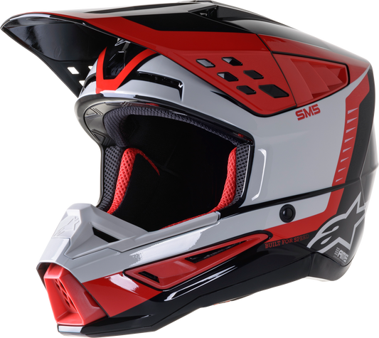 S M5 Beam Helmet Black/Grey/Red Glossy Xl