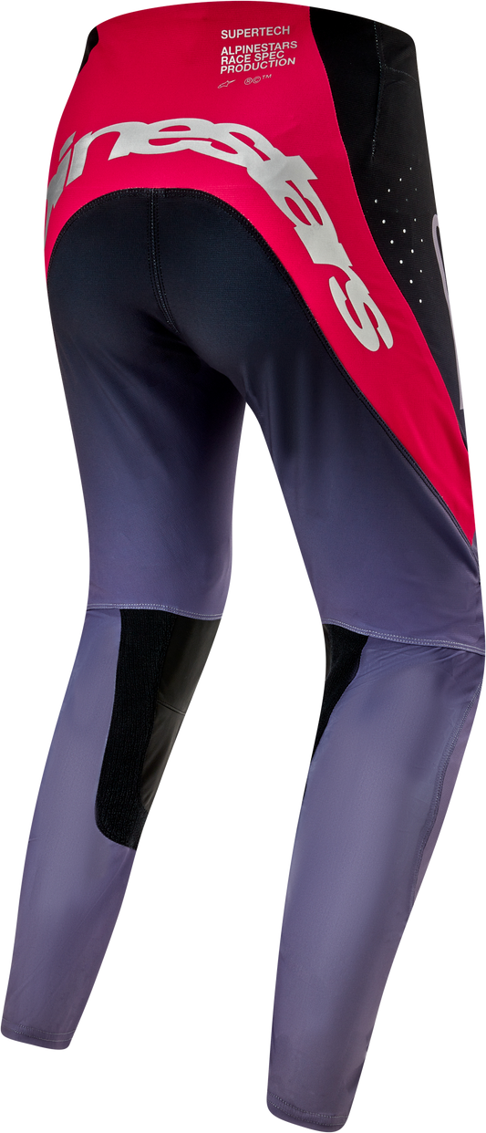 Supertech Dade Pants Iron/Red Berry Sz 32