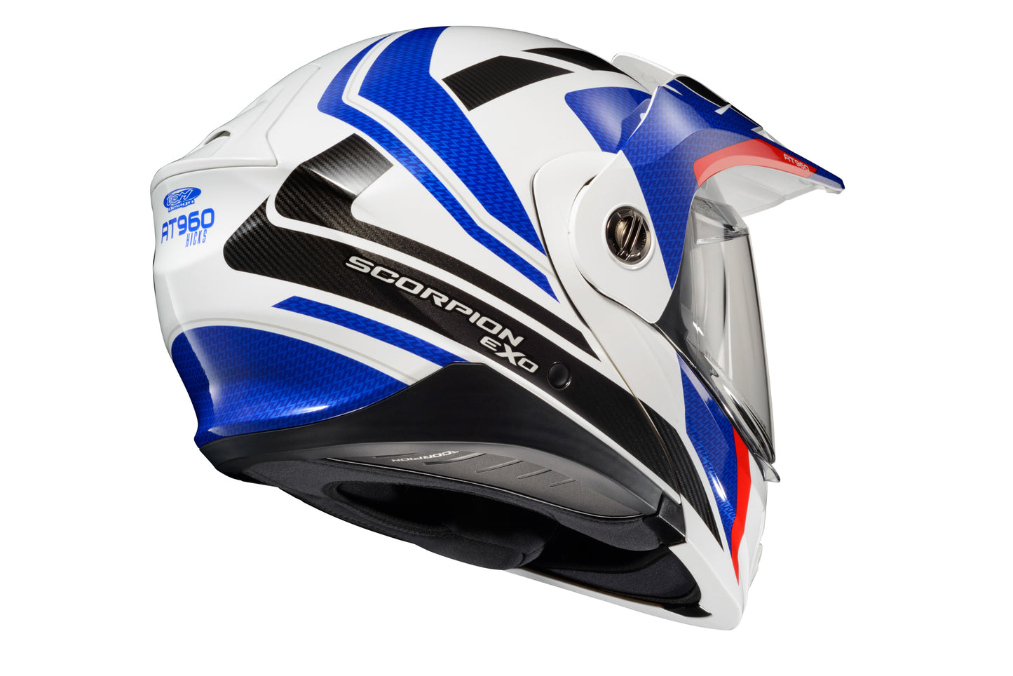 Exo At960 Modular Helmet Hicks White/Blue Md