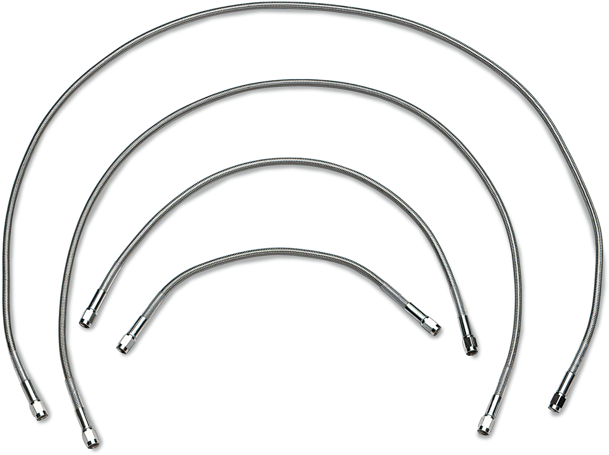 DRAG SPECIALTIES Universal Brake Line - Clear - 25" 825