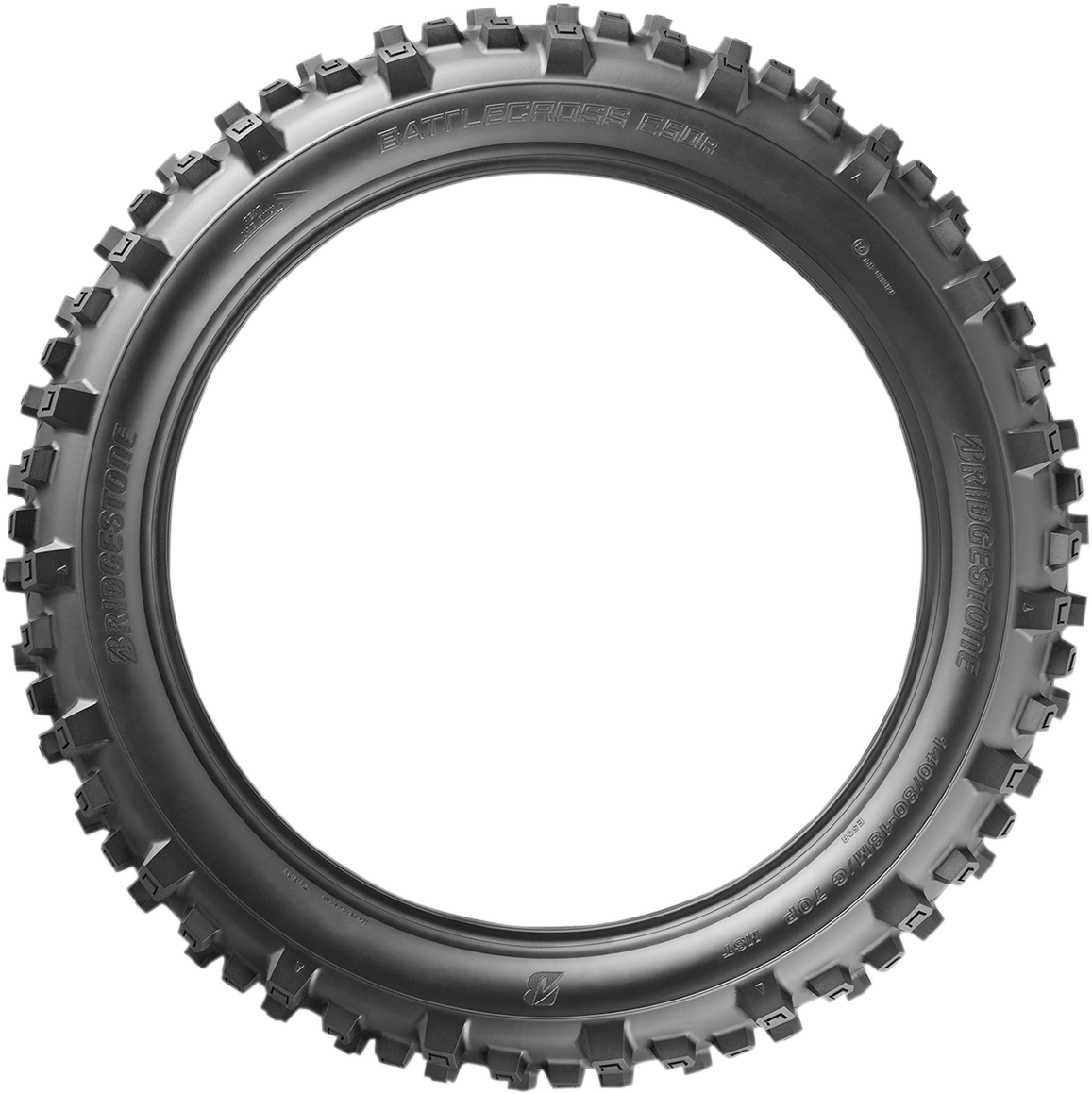 BRIDGESTONE Tire - Battlecross E50 - Rear - 120/90-18 - 65P 11452