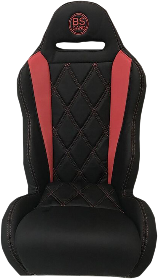 BS SAND Performance Seat - Diamond - Black/Red PBURDBD20
