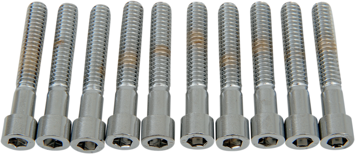 DRAG SPECIALTIES Bolts - Socket-Head -  Smooth - 1/4-20 x 1-1/2" MPB183S