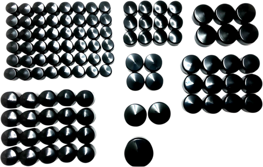DRAG SPECIALTIES Complete Covers Bolt - Black - M8 352096
