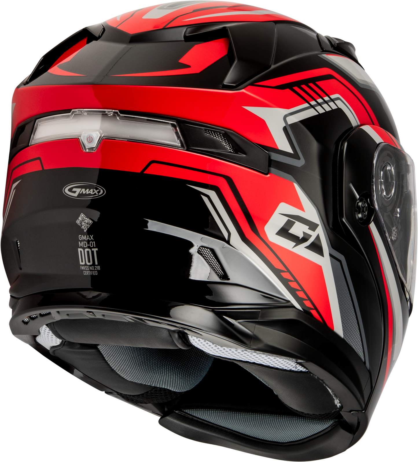 Md 01s Transistor Snow Helmet W Electric Shield Black/Red Xl