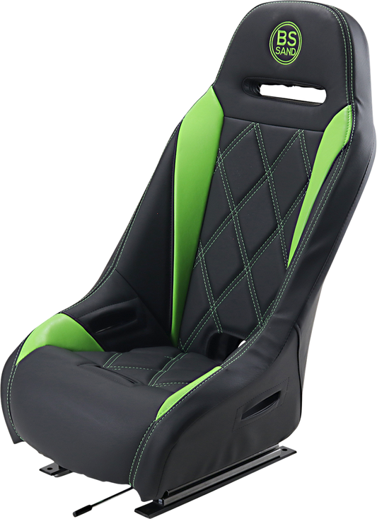 BS SAND Extreme Seat - Big Diamond - Black/Green EBUBLBDKW