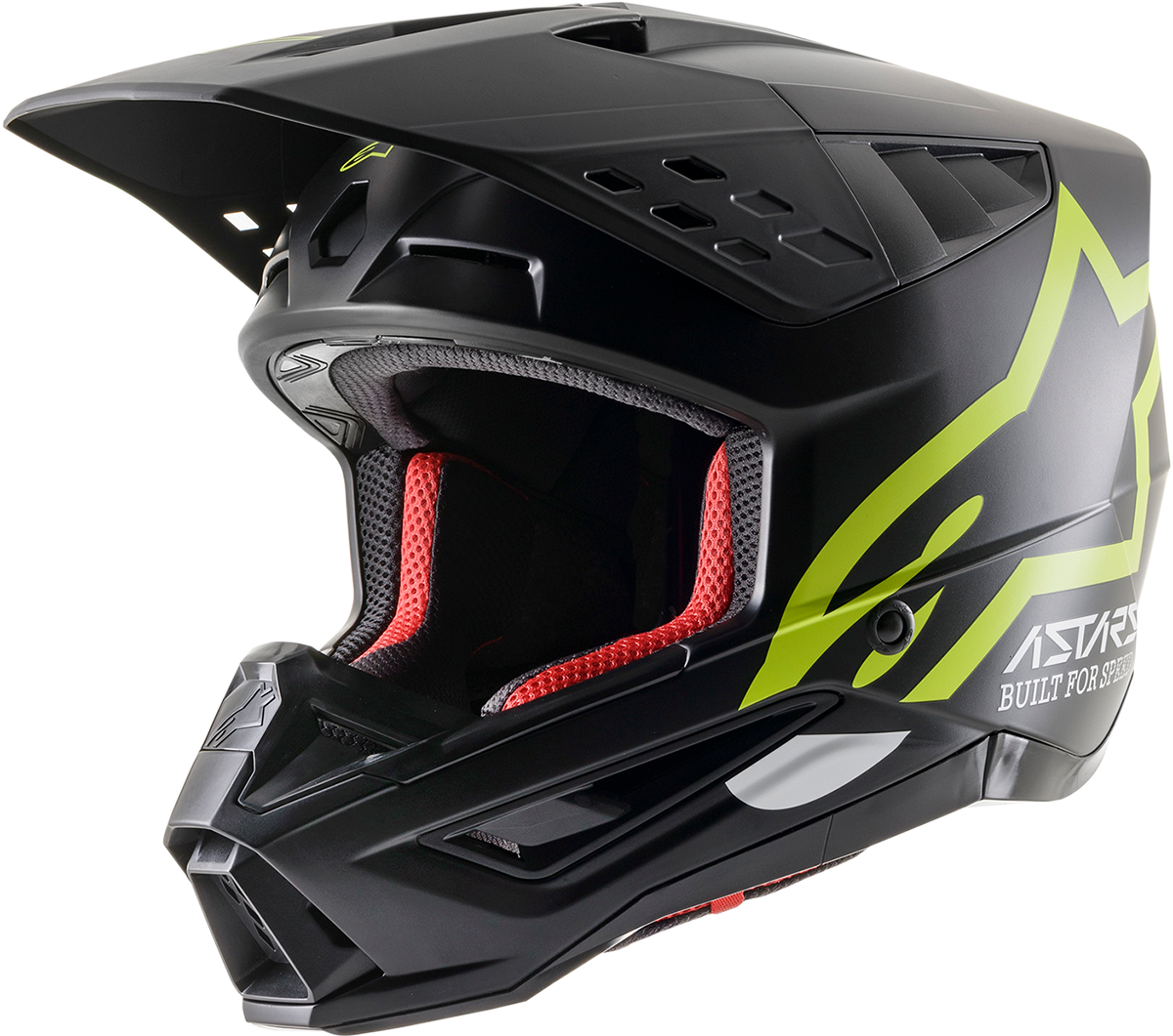 ALPINESTARS SM5 Helmet - Compass - Matte Black/Yellow Fluo - XS 8303321-1559-XS