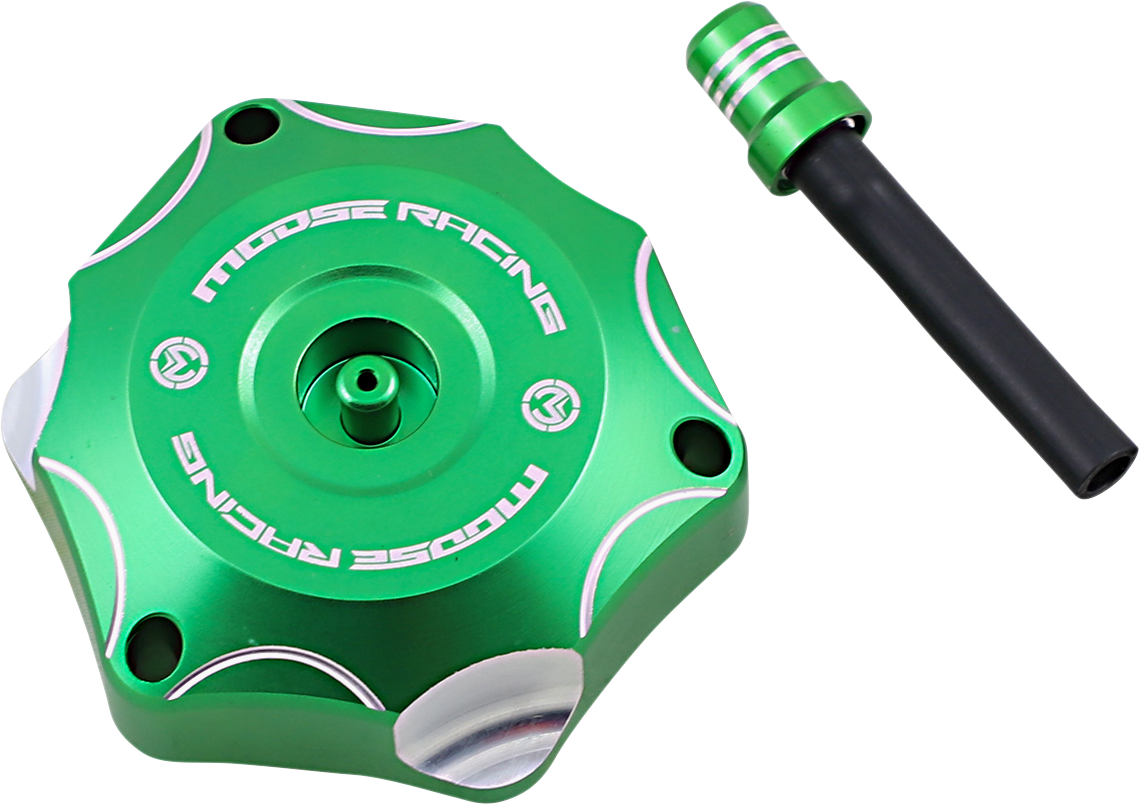 MOOSE RACING Gas Cap - Green - Kawasaki T03-2116GN