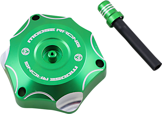 MOOSE RACING Gas Cap - Green - Kawasaki T03-2116GN