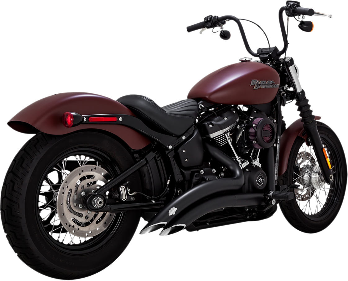 VANCE & HINES Big Radius Exhaust - Black 46077