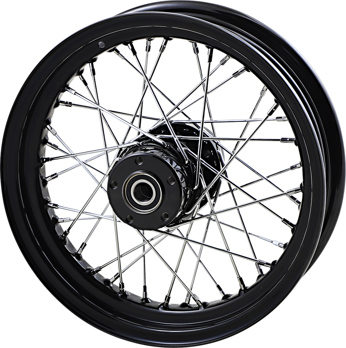 DRAG SPECIALTIES Rear Wheel - Single Disc/No ABS - Black - 16"x3.00" - '02-'07 FLT 64350AB