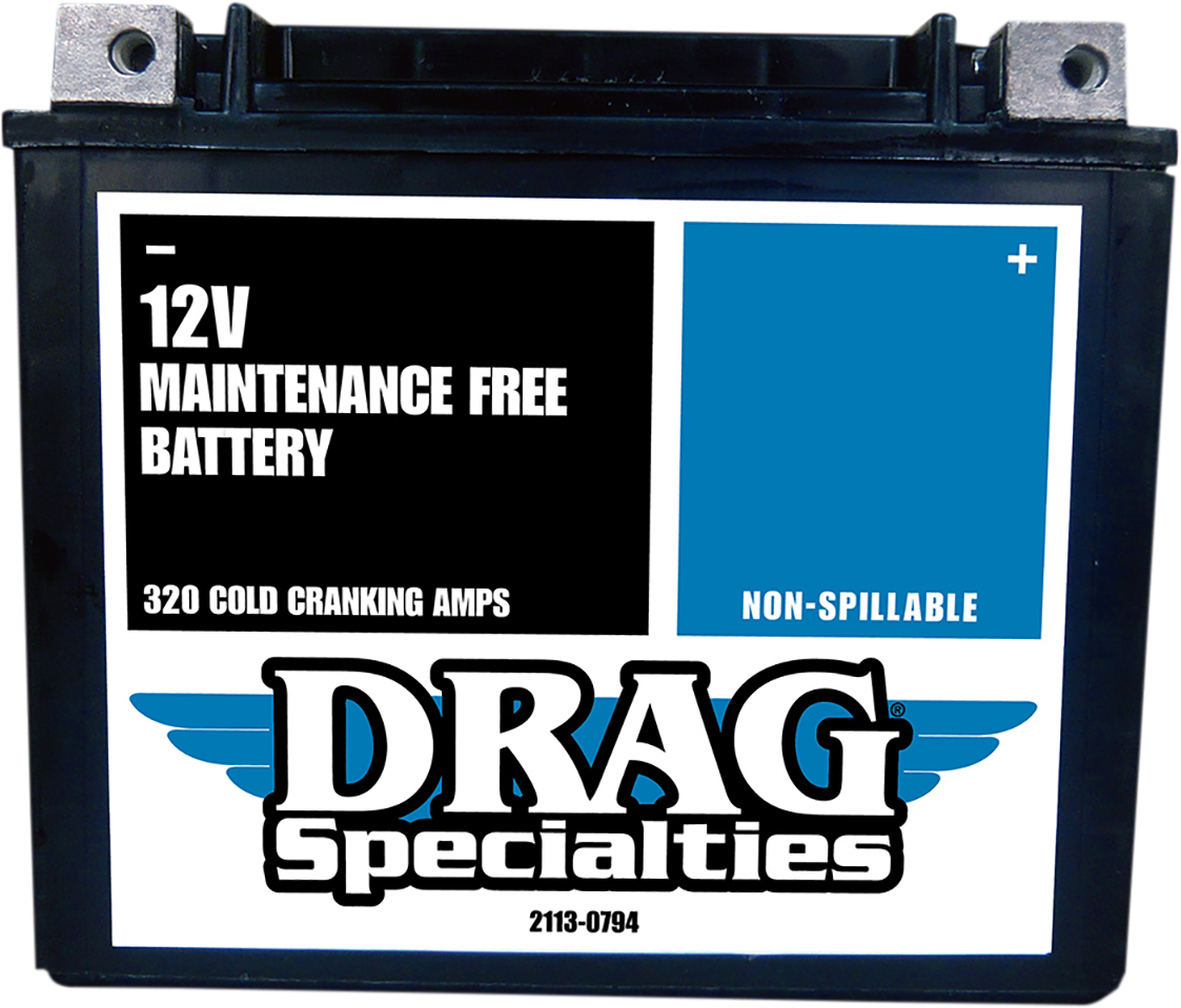 DRAG SPECIALTIES AGM Battery - YTX20HL FT CTX20HL FA FT