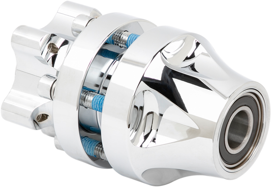 ARLEN NESS Hub - Single Disc - Front - Chrome - '08-'17 FXD 71-609