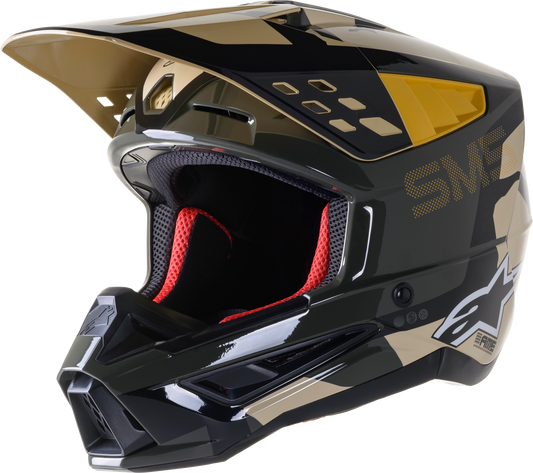 S M5 Rover Helmet Sand/Tangerine/Camo Lg