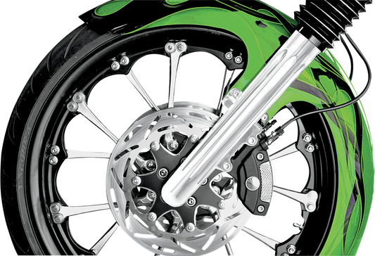 ARLEN NESS Hot Legs Fork Legs - Dual Disc - Deep Cut - Chrome - '08-'13 FLT 06-510
