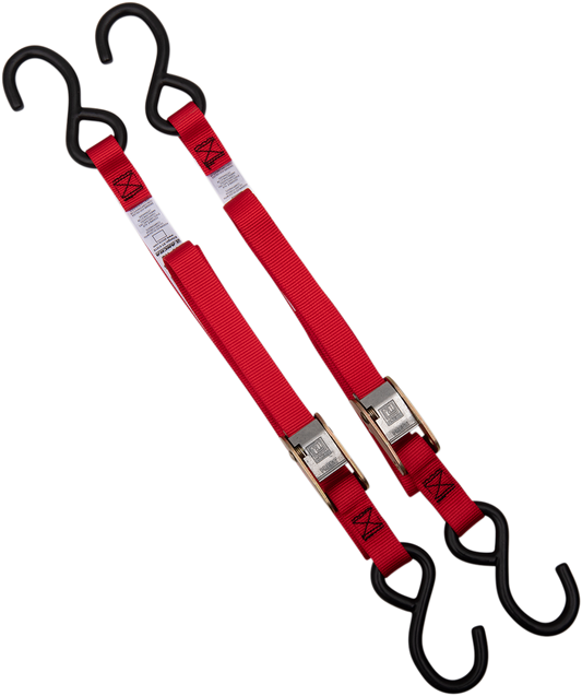 ANCRA Standard Tie-Downs - 1" x 5-1/2' - Red 40888-10