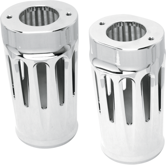 ARLEN NESS Deep Cut Fork Boot Covers - Chrome - FLST 20-023