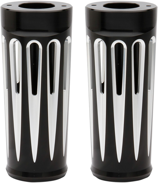 ARLEN NESS Deep Cut Fork Boot Covers - Black Anodized - +2" - FL 20-029