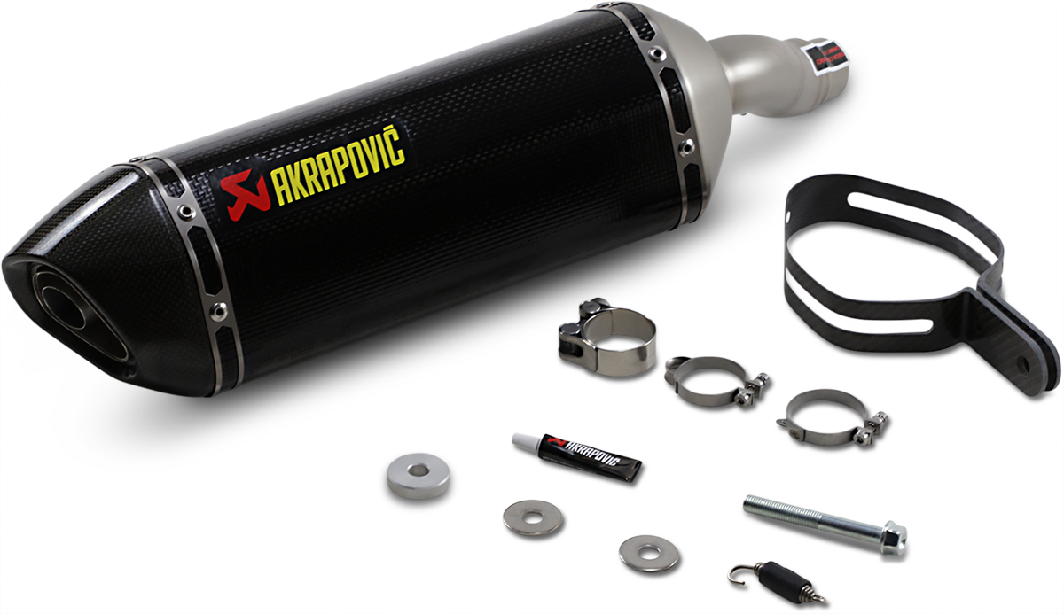 AKRAPOVIC Slip-On Line Muffler - Carbon Fiber S-K3SO1-ZC