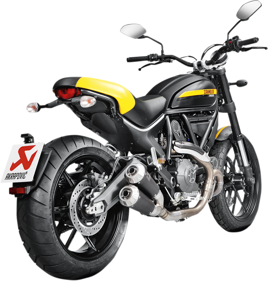 AKRAPOVIC Ducati Scrambler Titanium Muffler S-D8SO4CUBTBL/1