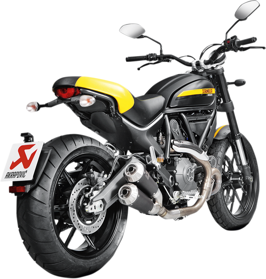 AKRAPOVIC Ducati Scrambler Titanium Muffler S-D8SO4CUBTBL/1