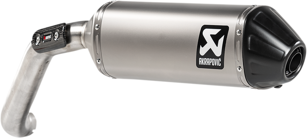 AKRAPOVIC Moto Guzzi V85 Titanium Muffler S-MG8SO1-HFTT