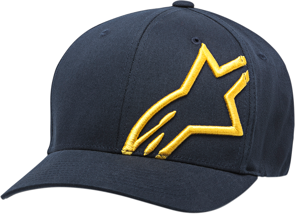 ALPINESTARS Corp Shift 2 Hat -  Navy/Gold - Large/XL 1032810087059LX