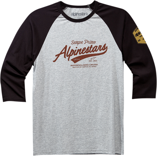 ALPINESTARS Script T-Shirt - Black/Gray - 2XL 12307150510282X