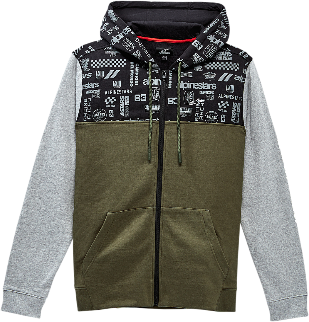 ALPINESTARS Perpetuity Hoodie - Military Green - Medium 123053170690M