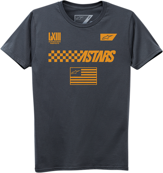 ALPINESTARS Front T-Shirt - Charcoal - XL 12307211118XL