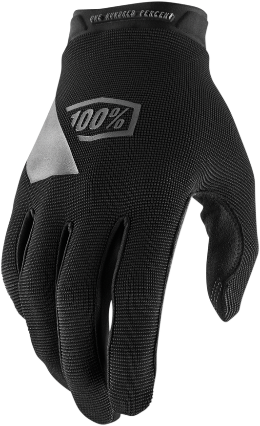100% Ridecamp Gloves - Black - Large 10011-00007