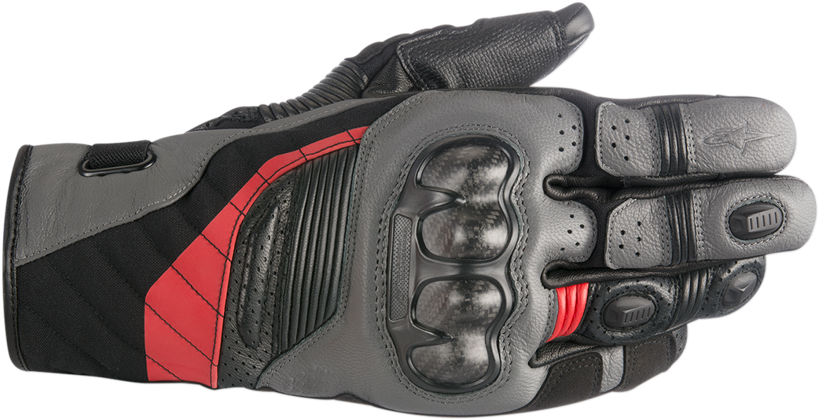 ALPINESTARS Belize Drystar? Gloves - Black/Gray/Red - Medium 3526718-1036-M