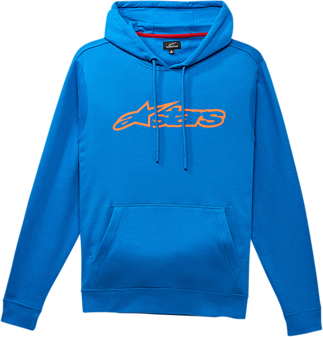 ALPINESTARS Blaze Hoodie - Bright Blue/Orange - Large 1037531137065L
