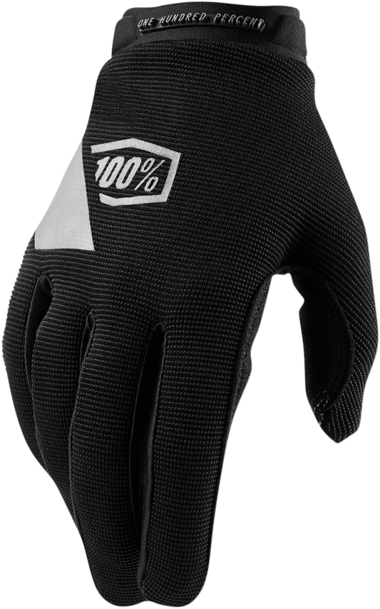 100% Women's Ridecamp Gloves - Black - Medium 10013-00002