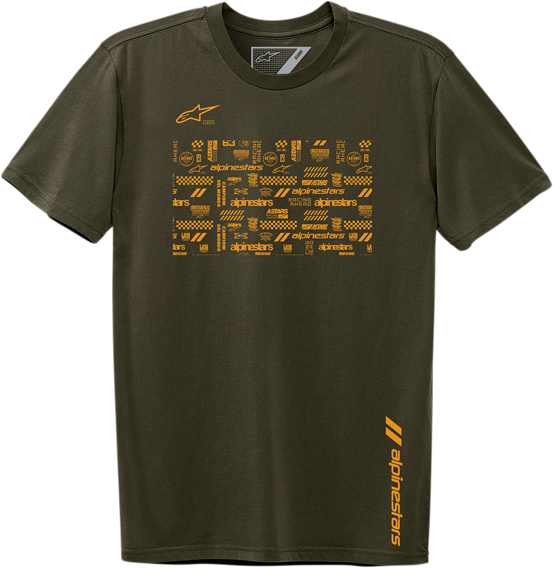 ALPINESTARS Chaotic T-Shirt - Military - Medium 123072109690M