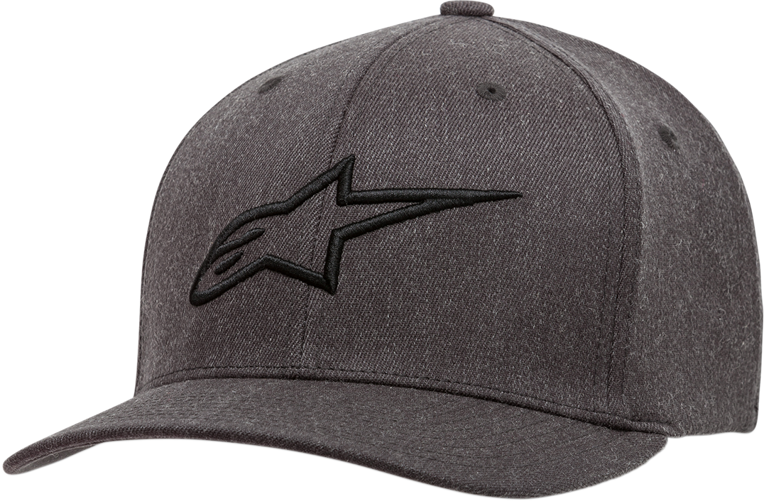 ALPINESTARS Ageless Hat- Curved Bill - Charcoal/ Black - Large/XL 1017810101910LX