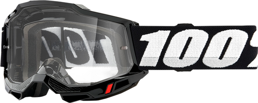 100% Accuri 2 OTG Goggles - Black - Clear 50018-00001