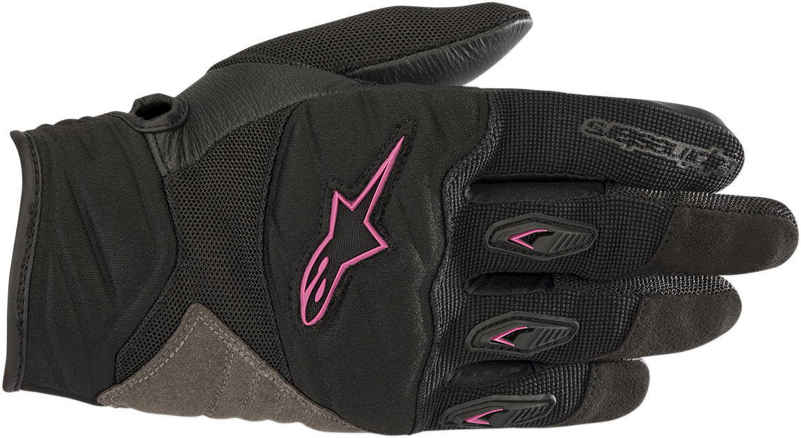ALPINESTARS Stella Shore Gloves - Black/Pink  -  Small 3516318-1039-S