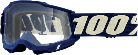 100% Accuri 2 Goggles - Deep Marine - Clear 50221-101-11
