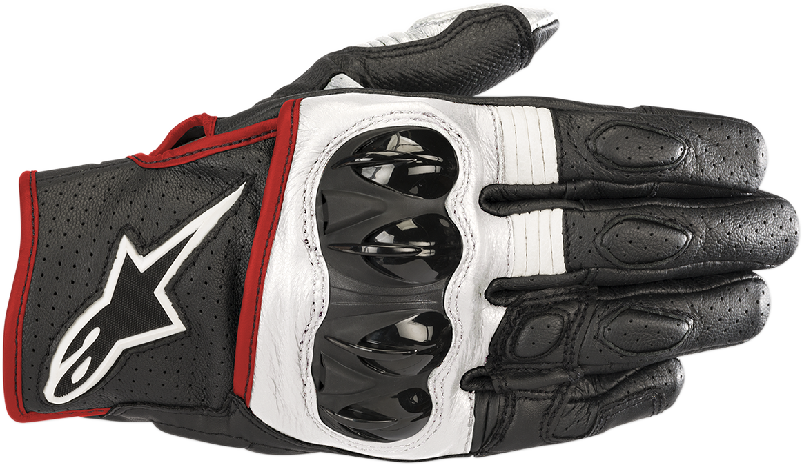 ALPINESTARS Celer V2 Gloves - Black/White/Red - 2XL 3567018-1231-2X