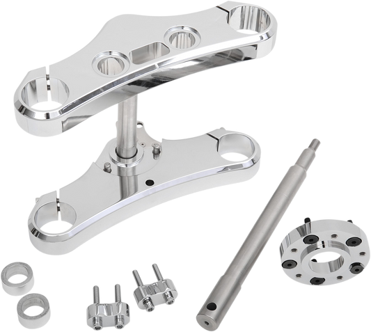 ACCUTRONIX Triple Tree - Chrome - 3? Rake TWD349-ESCK8