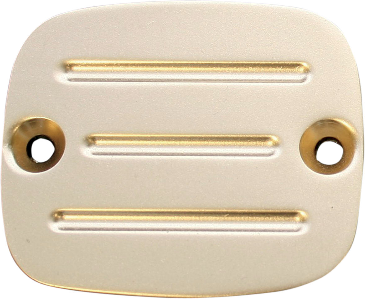 ACCUTRONIX Master Cylinder Cover - Front - Milled - Brass C122-M5