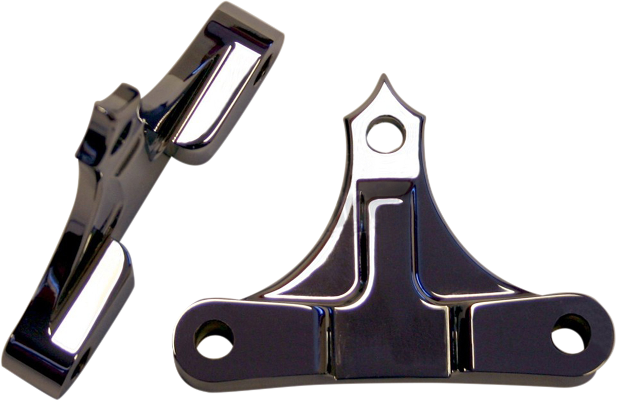 ACCUTRONIX Hot Legs/Bagger Legs Fender Spacers - Chrome - 0.4375" Spacer - For 6-3/8" Width Fender TFS49-NF7/16C
