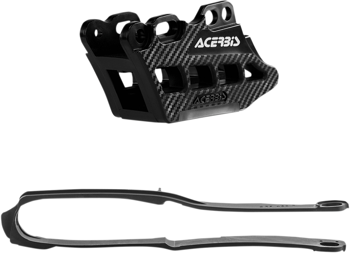 ACERBIS Chain Guide and Slider Kit - Honda CRF250R/CRF450R/RX  - Black 2666240001