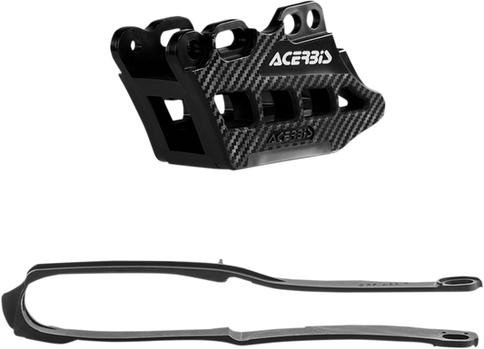 ACERBIS Chain Guide and Slider Kit - Honda CRF250R/CRF450R/RX  - Black 2666240001