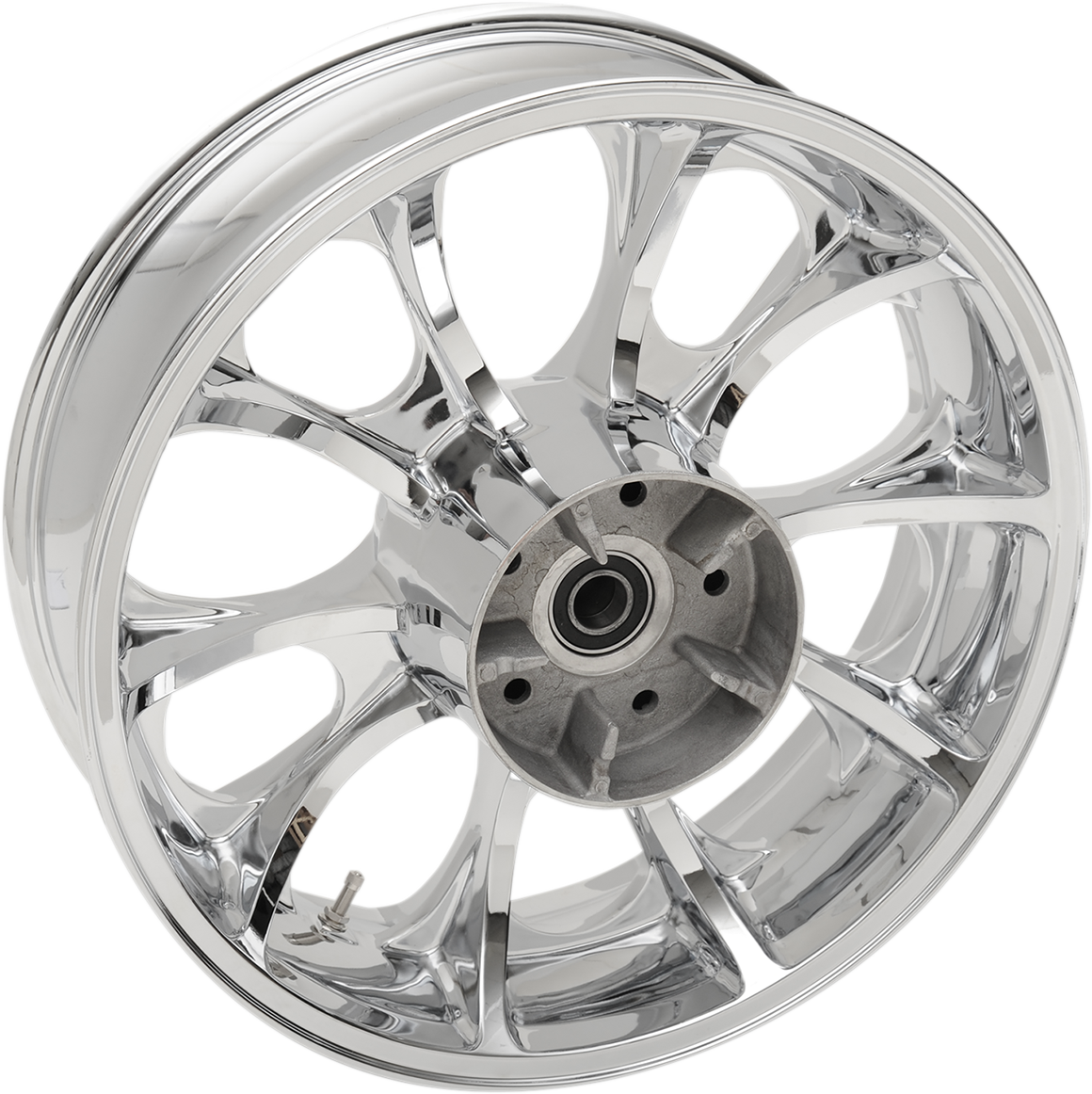 COASTAL MOTO Rear Wheel - Largo 3D - Single Disc/No ABS - Chrome - 18"x5.50" - '09+ FL 3D-LGO185CH