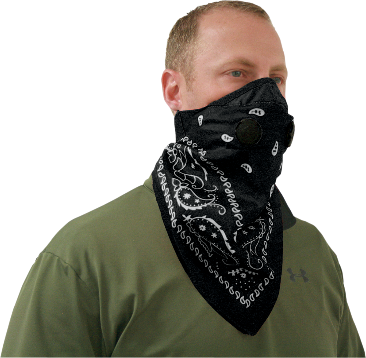 ATV-TEK Bandana  Dust Mask - Black BDMBLK
