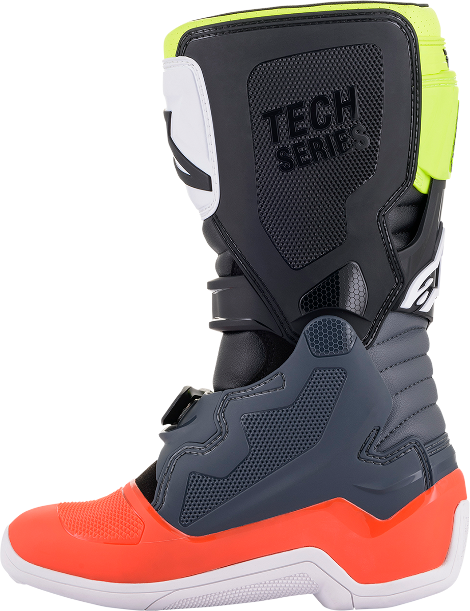 ALPINESTARS Tech 7S Boots - Black/Gray/Red/White/Yellow - US 8 2015017-9058-8