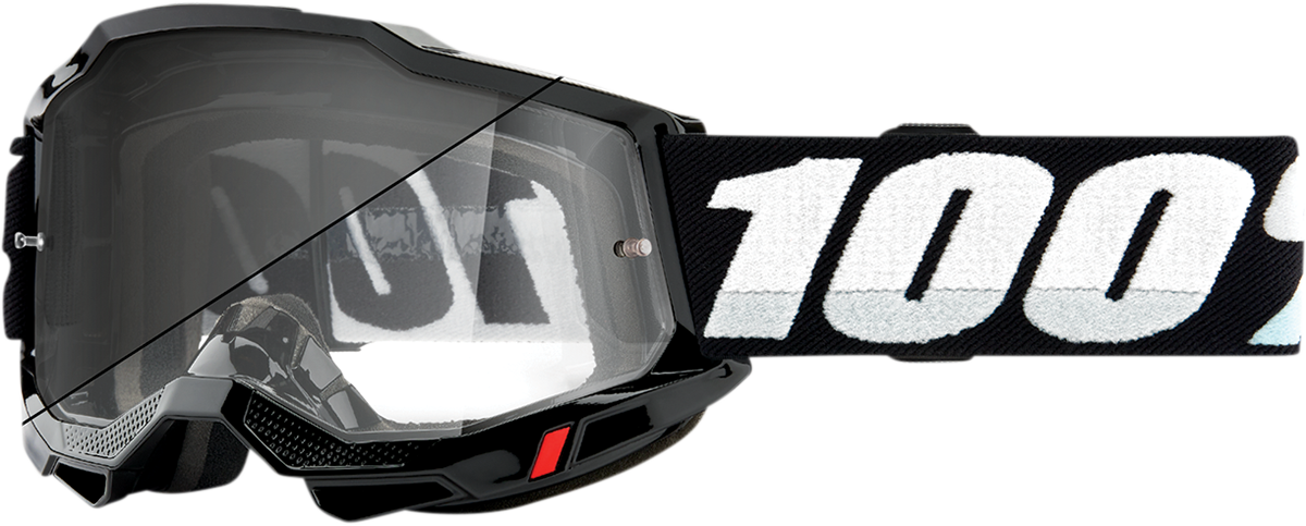 100% Accuri 2 Goggles - UTV/ATV - Sand/OTG - Black - Photochromic 50019-00001